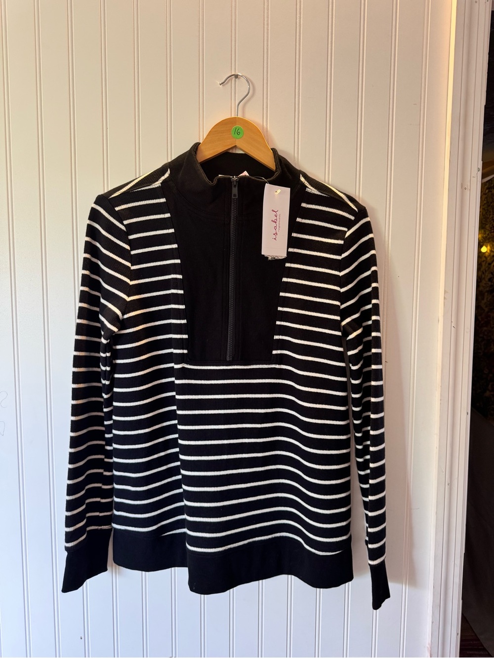 Isabel & Ingrid maternity Half-Zip Pullover